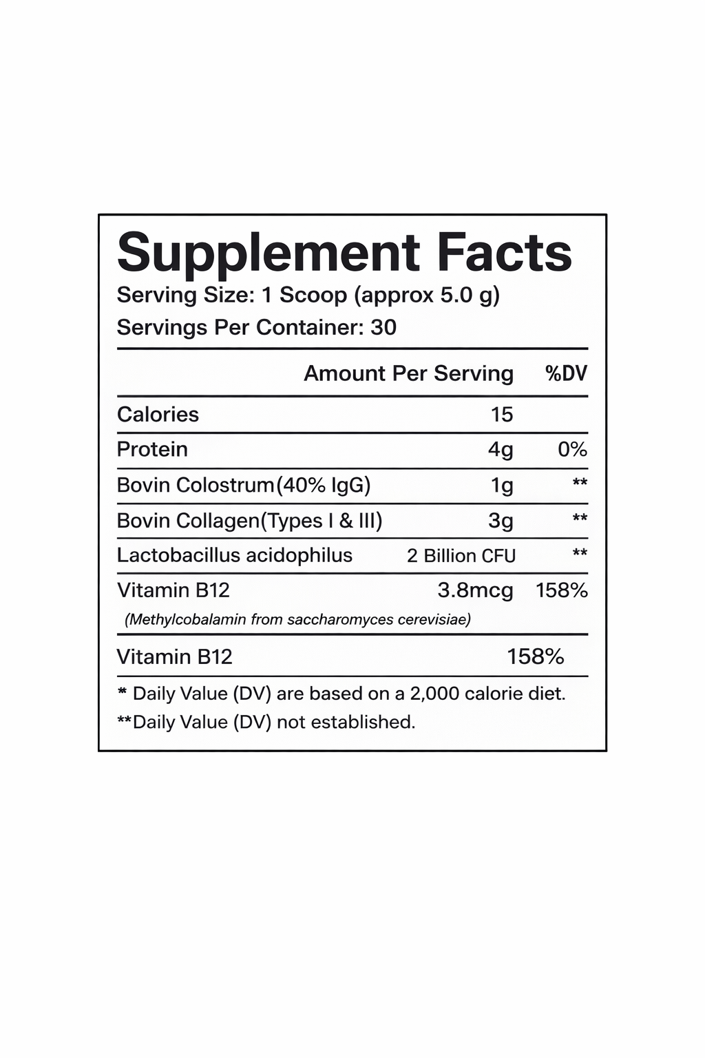 C2 Colostrum + Collagen Complex